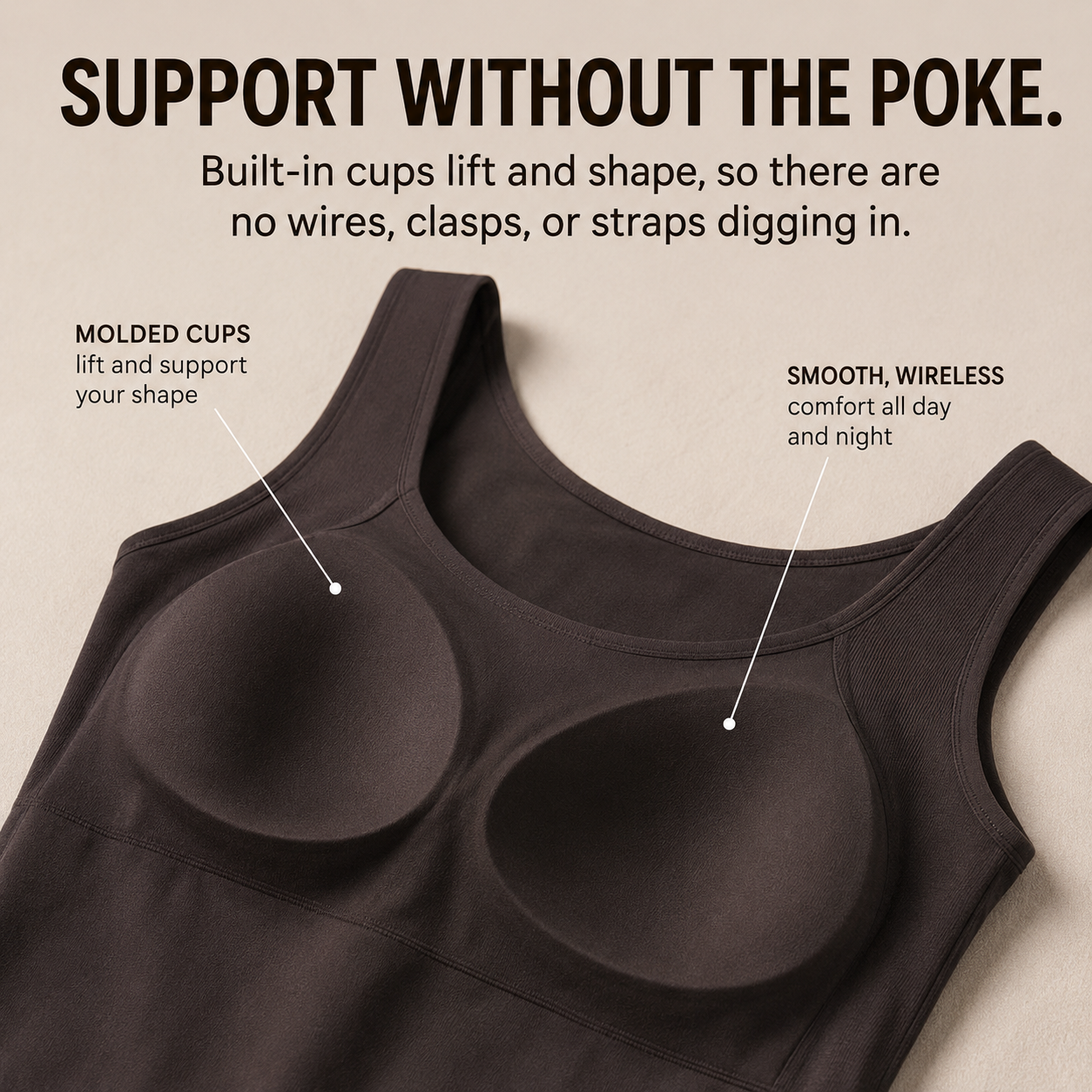 Throw Out Your Bras. Keep All The Support.