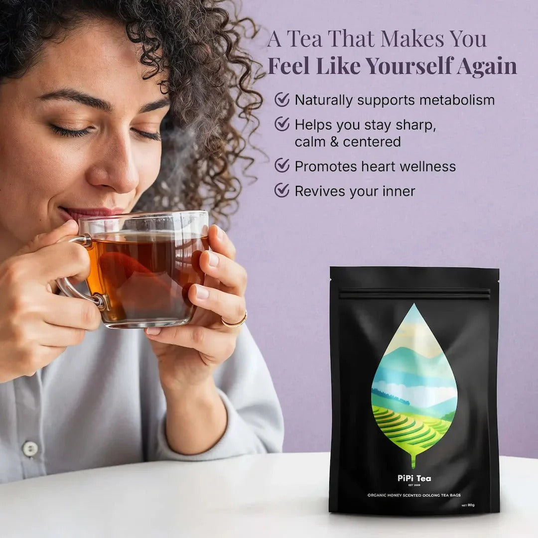 PiPi Tea – Supports Insulin Sensitivity To Help Lower Blood Sugar Levels Naturally